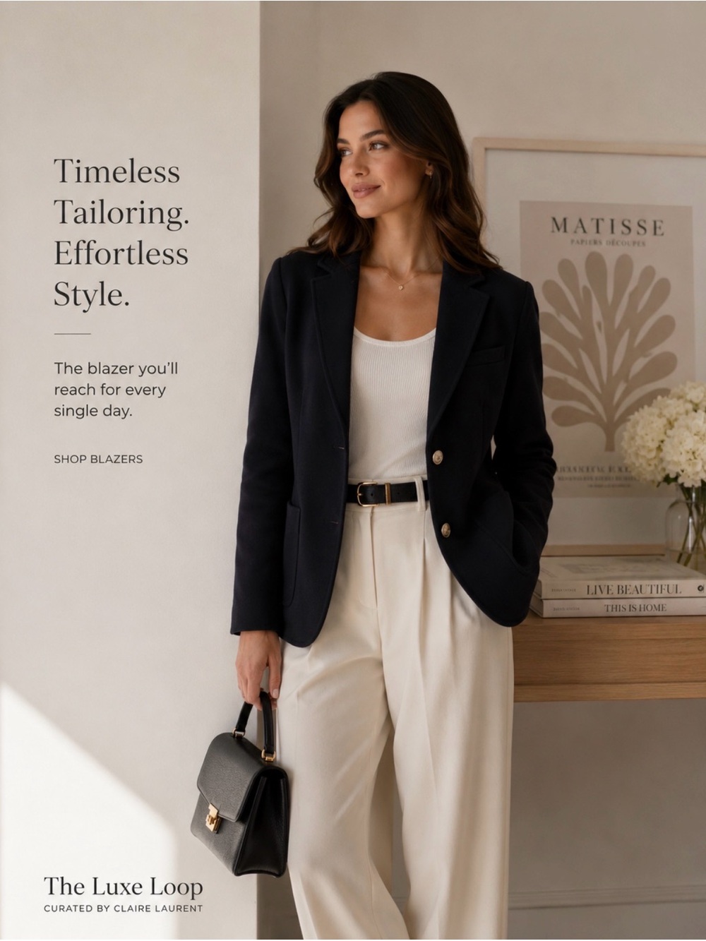 Circolo 1901  Classic Navy Tailored Blazer